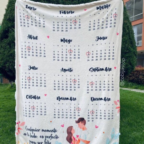 Cobija Ovejera calendario